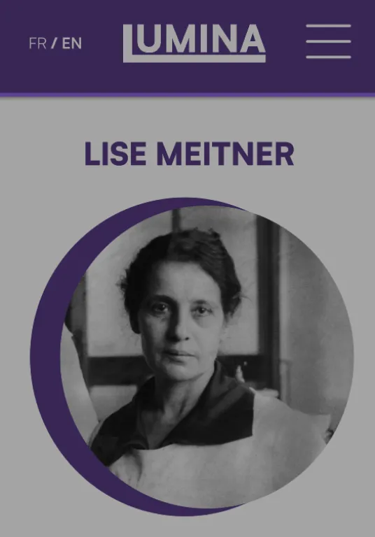 Portrait de Lise Meitner