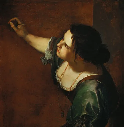 Artemisia Gentileschi peignant
